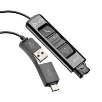 Headphone-Accessories-HP-Poly-DA85-USB-to-QD-Black-Adapter-TAA-786C7AA-3