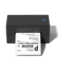 Universal Bluetooth Thermal Label Printer - Compact Shipping, Barcode & Sticker Printer - Black