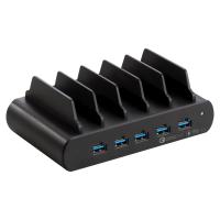 USB-Hubs-Shintaro-150W-5-Port-GaN-Charger-with-Bays-SH-MDUC5TV2-2