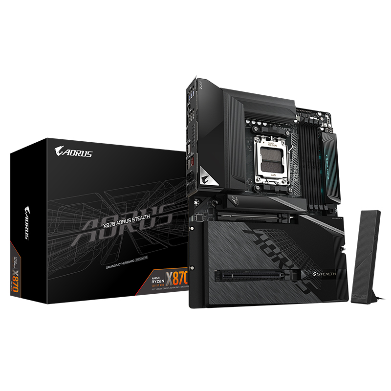 Gigabyte X870 Aorus Stealth AM5 ATX Motherboard (X870 AORUS STEALTH)