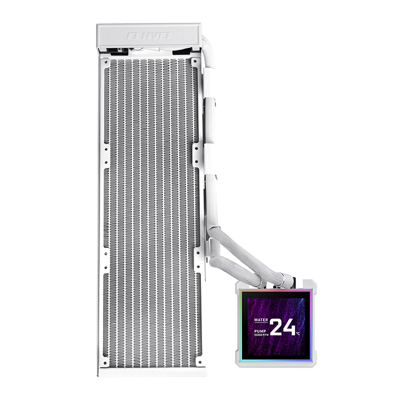 Lian Li HydroShift II LCD-S 360 Fanless CPU Cooler - White (GHS2LCDS36NW)