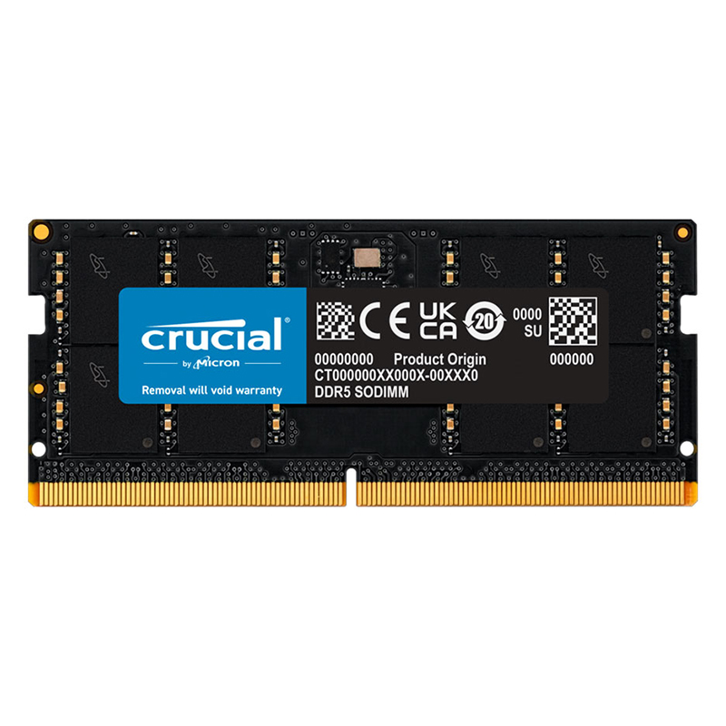Crucial 64GB (1x64GB) CT64G56C46S5 5600MHz CL46 DDR5 SODIMM RAM