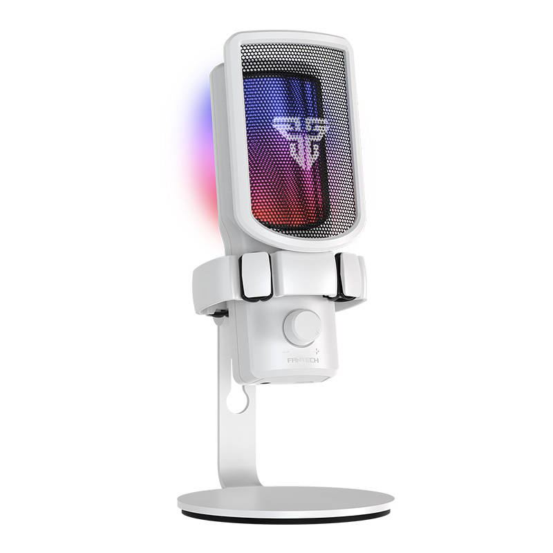Fantech LEVIOSA WAVE Wireless Condenser Gaming Desktop Microphone - White (MCFTWMCX01WH)