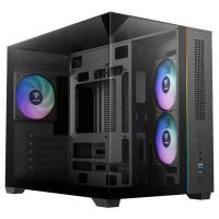 Gamdias ATLAS M3M ARGB Tempered Glass Micro Tower mATX Case - Black (CASEGDATLM3M)