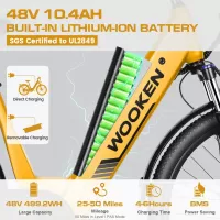 Electric-Bicycles-WOOKEN-Step-Thru-Urban-Commuter-Electric-Bike-Yellow-4