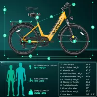 Electric-Bicycles-WOOKEN-Step-Thru-Urban-Commuter-Electric-Bike-Yellow-7