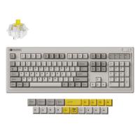 Keychron R6 QMK RGB Retro Hot-Swappable Wireless Mechanical Keyboard - Super Banana Switch (KBKCR6M4)