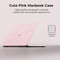 MacBook-Accessories-Case-Compatible-with-MacBook-Air-13-inch-M4-2025-2024-2023-2022-M3-M2-A3240-A3113-A2681-Crystal-Hard-Shell-Scratch-Resistant-Protective-Cover-pink-3