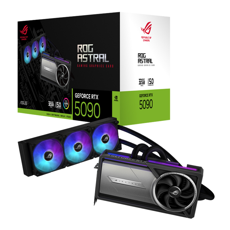 Asus ROG Astral LC GeForce RTX 5090 32G Gaming Graphics Card (ROG-ASTRAL-LC-RTX5090-32G-GAMING)