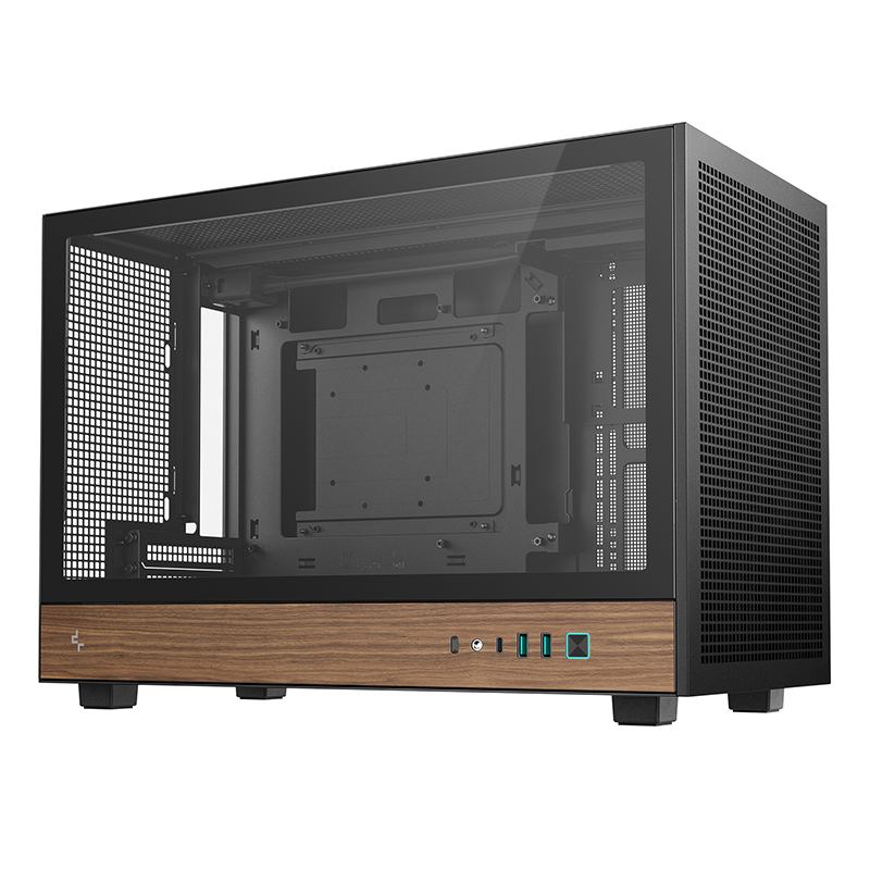 DeepCool CH260 Wood Micro ATX Case (R-CH260-BKNWM0-G-1)
