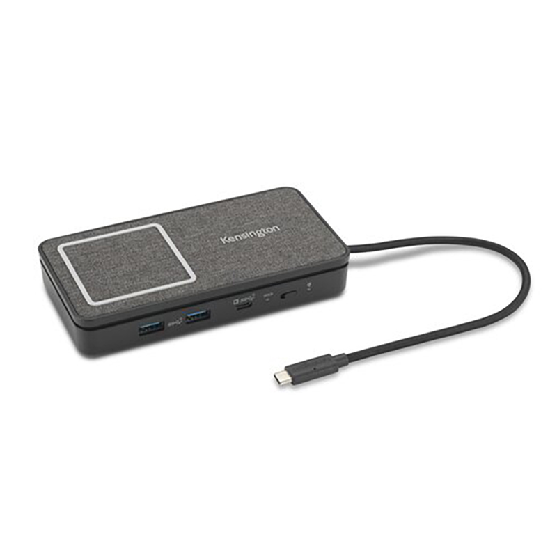 Kensington SD1700P USB-C Dual 4K Portable Mobile Dock with Qi Charging (K32800WW)