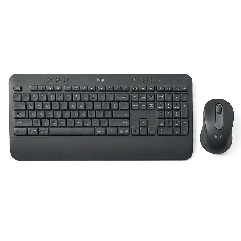 Logitech Signature MK650 Wireless Keyboard and Mouse Combo for Business - Graphite (920-011014)