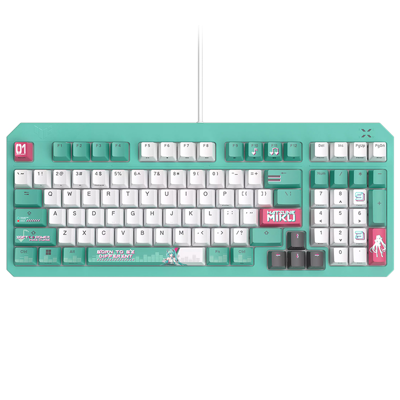 Asus TUF Gaming K3 Gen II Hatsune Miku Edition RGB Mechanical Keyboard (TUF Gaming K3 Gen II Hatsune Miku Edition)