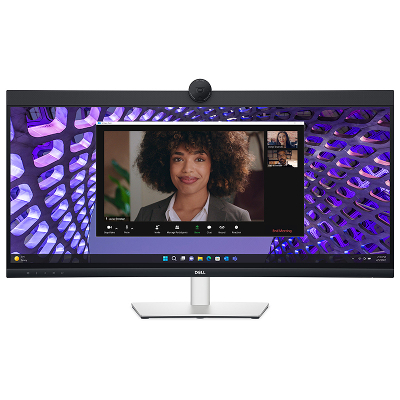 Dell Pro Plus 34in UWQHD IPS 60Hz Curved Video Conferencing Monitor (P3424WEB)