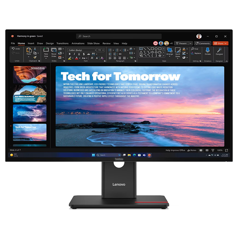 Lenovo T27QD-40 27in QHD 120Hz WLED IPS Monitor (64AAGAR2AU)