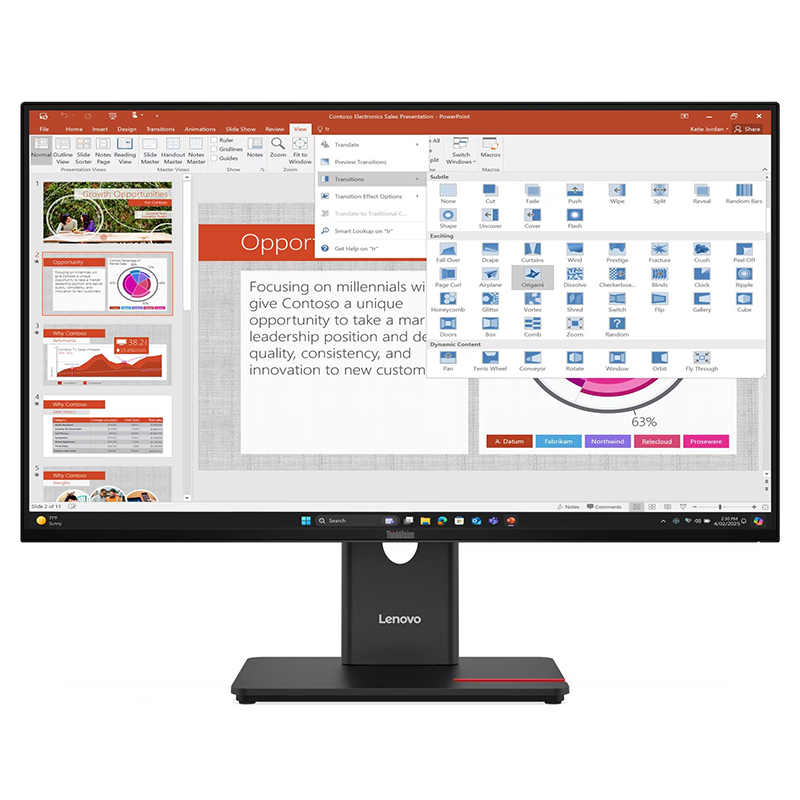 Lenovo ThinkVision T27-40 27in FHD 120Hz IPS Monitor (64A5MAR6AU)