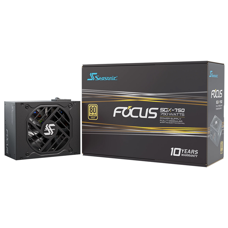 Seasonic 750W Focus SGX 80+ Gold Fully Modular SFX Power Supply (SSR-750SGX)