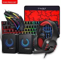 Keyboard-Mouse-Combos-TF850-office-keyboard-mouse-headset-audio-five-piece-set-game-keyboard-set-4