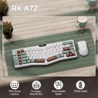 Keyboards-RK-ROYAL-KLUDGE-A72-Alice-Ergonomic-Wireless-Mechanical-Keyboard-w-Knob-Macro-Keys-Touchable-Nameplate-Tri-Mode-68-72-Key-Gasket-Keyboard-4