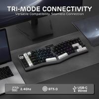 Keyboards-RK-ROYAL-KLUDGE-A72-Alice-Ergonomic-Wireless-Tri-Mode-68-Gasket-Mechanical-Keyboard-w-Knob-Macro-Keys-Touchable-Nameplate-Silent-Switch-Cloudy-2