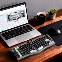 Keyboards-RK-ROYAL-KLUDGE-A72-Alice-Ergonomic-Wireless-Tri-Mode-68-Gasket-Mechanical-Keyboard-w-Knob-Macro-Keys-Touchable-Nameplate-Silent-Switch-Cloudy-6