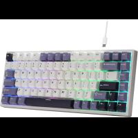 RK ROYAL KLUDGE C84 HE Rapid Trigger Gaming 75% TKL Wired RGB Mechanical Keyboard, Hall Effect Magnetic Switch Keyboard,, Solanum Nigrum