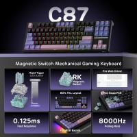Keyboards-RK-ROYAL-KLUDGE-C87-HE-Rapid-Trigger-Gaming-75-TKL-Wired-RGB-Mechanical-Hall-Effect-Magnetic-Switch-Keyboard-Black-Pink-5