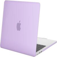 Case Compatible with MacBook Air 13 inch M4 2025 2024 2023 2022 M3 M2 A3240 A3113 A2681, Crystal Hard Shell Scratch Resistant Protective Cover Purple