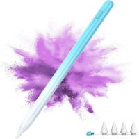Stylus Pen for iPad 2018-2025, 15Mins Fast Charge for Apple Pencil, Palm Rejection Compatible with iPad A16/10/9/8/7/6 iPad Pro 12.9"/11"/13 M4 Blue