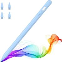 Stylus Pen for iPad 2018-2025, 15Mins Fast Charge for Apple Pencil, Palm Rejection Compatible with iPad A16/10/9/8/7/6 iPad Pro 12.9"/11"/13 M4 Blue c