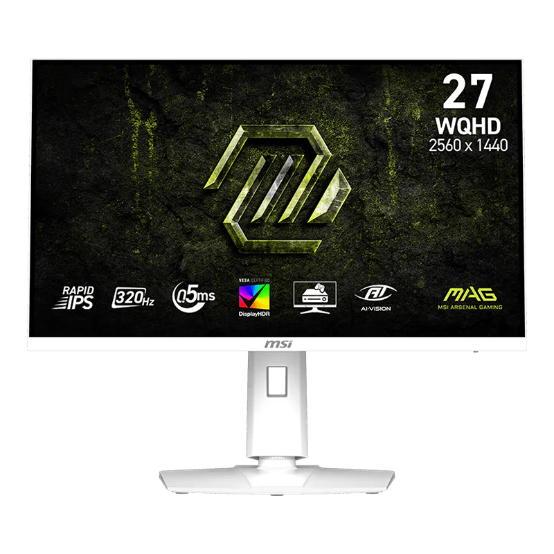 MSI MAG X32 27in WQHD Rapid IPS 320Hz FreeSync Premium Gaming Monitor (MAG 274QRFW X32)