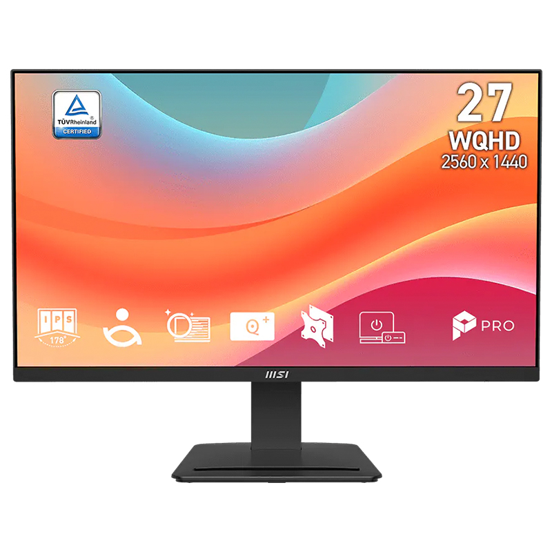 MSI PRO 27in WQHD IPS 75Hz Adaptive-Sync Monitor (PRO MP273Q E7)