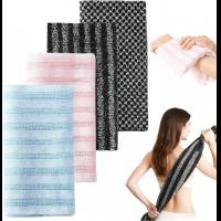 Blissal Exfoliating Antibacterial Shower Towel-4 Pack Back Body Scrubber Exfoliating Washcloth For Use in Shower Bath, Exfoliate Rags Wash Cloths