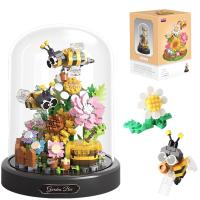 Building-Toys-Blocks-Mini-Brick-Flower-Bouquet-Insect-Building-Block-Set-Bee-Sunflowers-Kits-Home-Office-Decor-DIY-Animals-Botanical-Collection-Gifts-for-Kids-Adult-2