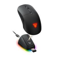 Fantech Kanata Tri-Mode Wireless Gaming Mouse with ARGB Charging Dock - Black (MSFTWG9RDBK)