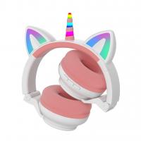 Headphones-Head-mounted-Unicorn-Cartoon-LED-Luminous-Stereo-Bluetooth-Headset-STN-27-White-4