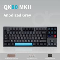 Keyboards-Qwertykeys-QK80Mk2-Custom-Wireless-Mechanical-Keyboard-Anodized-Grey-KBQK80MK2ANGY-1