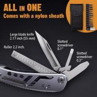 Outdoor-Tools-24-in-1-Multitool-with-Knife-Pliers-11-Bits-Sharp-Stainless-Steel-Multi-Tool-for-Men-Ideal-Gear-with-Tools-for-Camping-Hiking-Survival-EDC-7