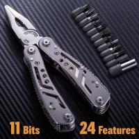 Outdoor-Tools-24-in-1-Multitool-with-Knife-Pliers-11-Bits-Sharp-Stainless-Steel-Multi-Tool-for-Men-Ideal-Gear-with-Tools-for-Camping-Hiking-Survival-EDC-9