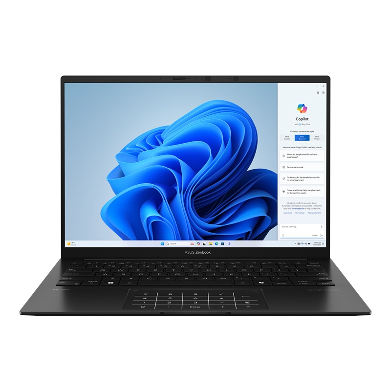 Asus Zenbook 14 14in WUXGA OLED Ryzen AI 5 430 512GB SSD 16GB RAM W11H Laptop (UM3406GA-QD513W)