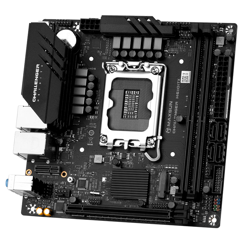MAXSUN Challenger H610 ITX 2LAN V3 LGA 1700 mini-ITX Motherboard (MS-Challenger-H610ITX-2LAN-V3)