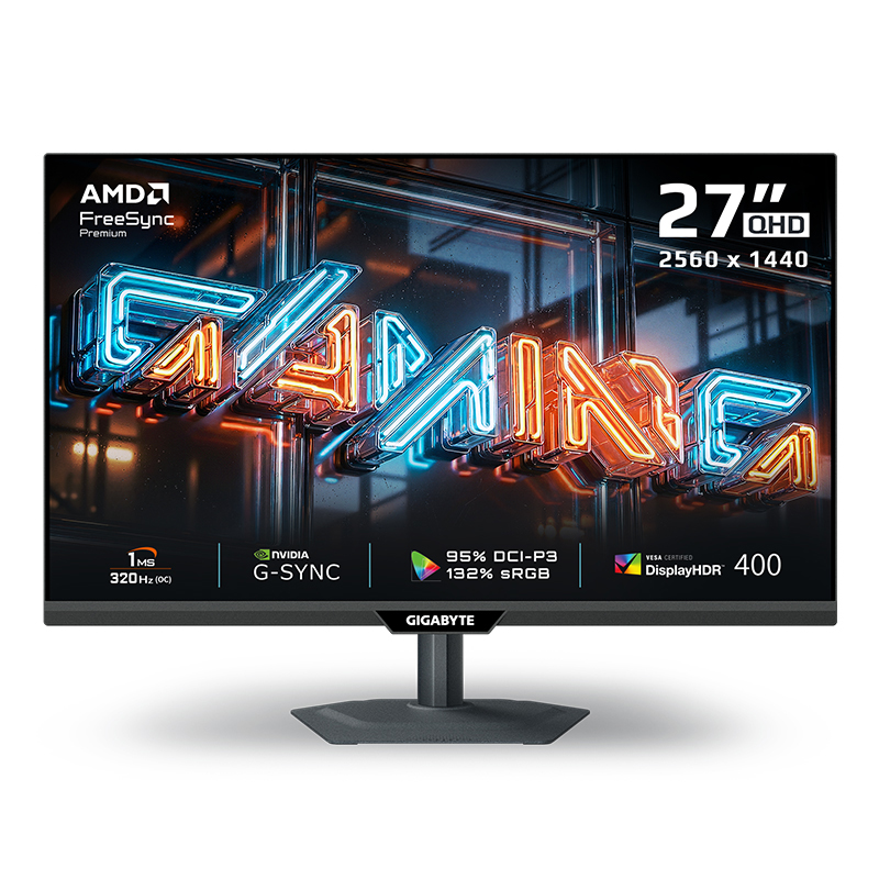 Gigabyte 27in QHD IPS 300Hz G-Sync Gaming Monitor (M27Q3)