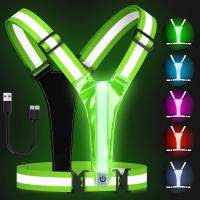 Backpacks-LED-Reflective-Vest-Running-Gear-5-Lights-Colors-High-Visibility-Reflective-Running-Gear-Rechargeable-Light-Up-Running-Vest-for-Walking-Running-Cycli-1