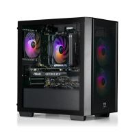 Thermaltake Genesis V5 Ryzen 5 5500 RTX 3050 1TB SSD 16GB RAM W11H Gaming Desktop PC - Black (CA-4Y2-00D1WA-A4)