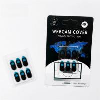 Webcam Cover Slide, Ultra-Thin Camera Privacy Cover for Laptop, MacBook, Tablet, PC and Smartphone, Black (6 Pack)