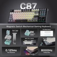 Keyboards-RK-ROYAL-KLUDGE-C87-HE-Rapid-Trigger-Gaming-Keyboard-75-TKL-Wired-RGB-Mechanical-Keyboard-Hall-Effect-Magnetic-Switch-Keyboard-4