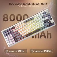 Keyboards-RK-ROYAL-KLUDGE-L98-Wireless-Mechanical-Keyboard-w-Left-Handed-Southpaw-Design-Numpad-Hot-Swappable-Knob-Tri-Mode-95-Keyboard-Sandalwood-Brown-4