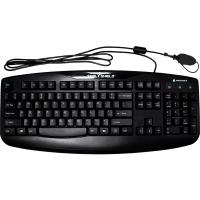Seal Shield Seal Storm Washable Wired Membrane Keyboard - Black (STK503)