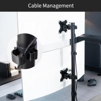 Monitor-Accessories-Dual-Monitor-Arm-Adjustable-Vertical-Stacked-Monitor-Stand-for-13-32-Screens-Desk-Clamp-Grommet-Mount-Ergonomic-for-Home-Office-Gaming-6
