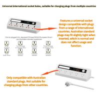 Powerboards-and-Adapters-Surge-Protected-AU-Power-Board-with-35W-USB-C-Fast-Charge-9-in-1-Desktop-Extension-Lead-1-8m-4-USB-Ports-Touch-LED-Night-Light-White-VELORICA-40